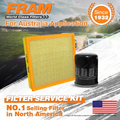 Fram Oil Air Filter Kit for Nissan Navara D40 Pathfinder R51 V6 4L Petrol VQ40