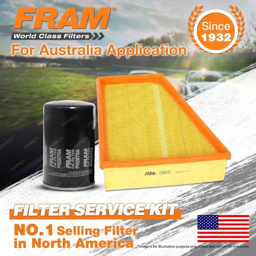 Fram Oil Air Filter Kit for Volkswagen Polo 9N GTI 4cyl 1.8L BJX 11/2005-08/2010