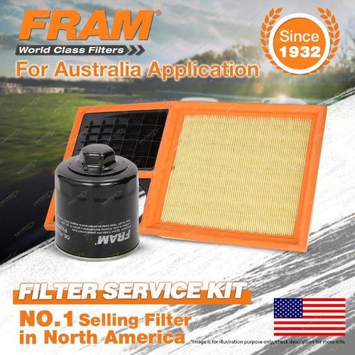 Fram Oil Air Filter Kit for Volkswagen Polo 6R 9N 4cyl 1.4L Petrol BUD CGGB