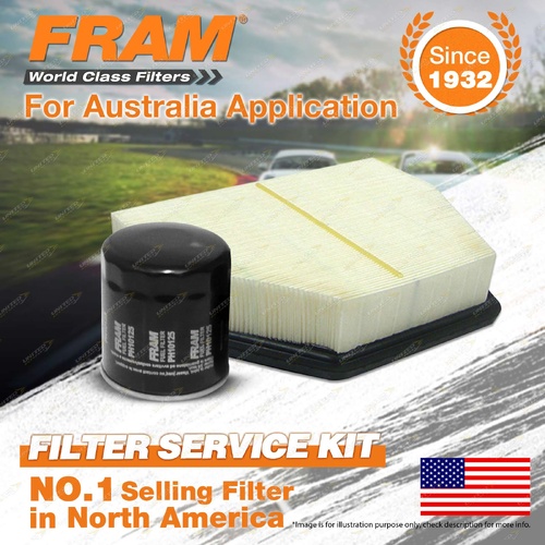 Fram Oil Air Filter Kit for Holden Captiva CG II V6 3L Petrol LF1 02/2011-On