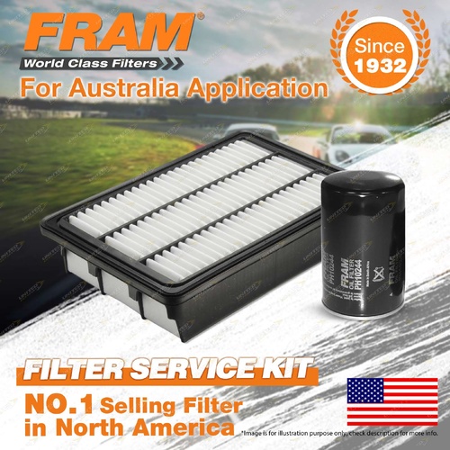 Fram Oil Air Filter Kit for Hyundai Santa Fe CM 4cyl 2.2L D4EB 09/2006-10/2009