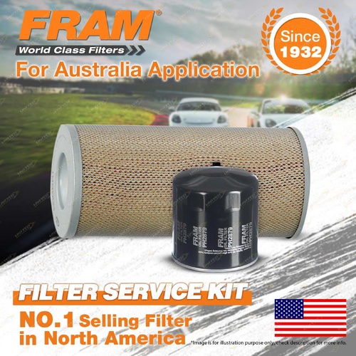 Fram Oil Air Filter Kit for Toyota Hiace RZH103 SWB RZH113 RZH125 LWB 4cyl 2.4L