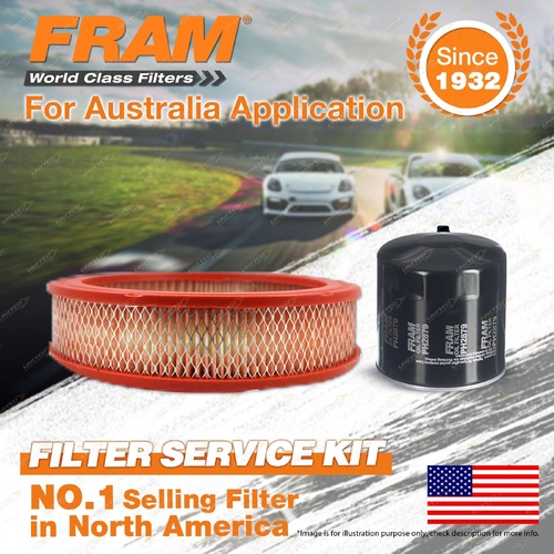 Fram Oil Air Filter for Toyota Coaster RU19 4cyl 2L Petrol 5R 08/1972-07/1977