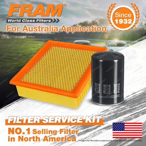 Fram Oil Air Filter Service Kit for Ford Explorer UN UP UQ US V6 4L Petrol VGE4