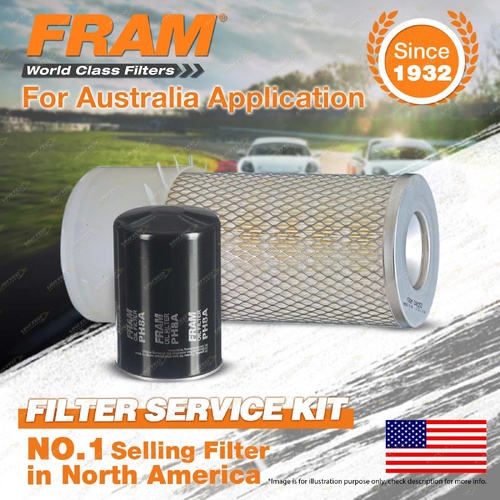Fram Oil Air Filter for Ford Falcon Outback Ute Van XG 6cyl Petrol 1995-03/1996