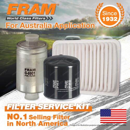 Fram Oil Air Fuel Filter Service Kit for Ford Ltd BA BF Territory SY 03-08