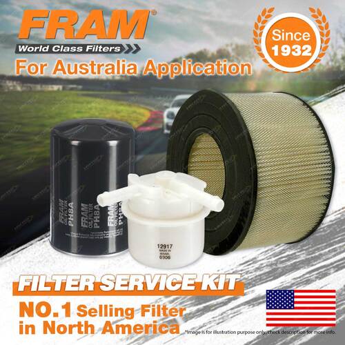 Fram Oil Air Fuel Filter Service Kit for Toyota Landcruiser FJ75 FJ80 FZJ75 80