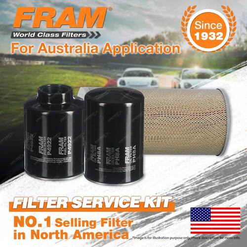 Fram Oil Air Fuel Filter Service Kit for Commuter Bus LH425R Toyota Hiace