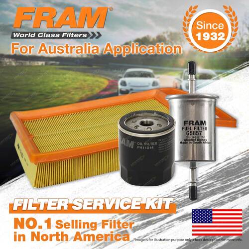 Fram Oil Air Fuel Filter Service Kit for Peugeot 407 ST SV 2004-2009