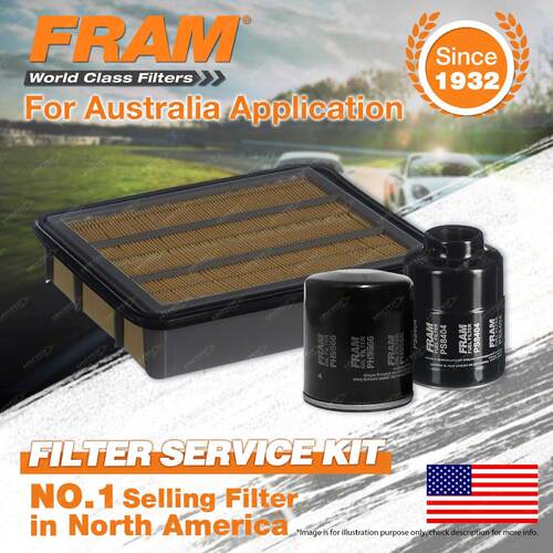 Fram Oil Air Fuel Filter Service Kit for Mazda Mazda 3 BM 6 GJ 2012-On