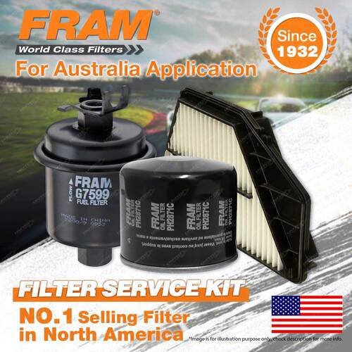Fram Oil Air Fuel Filter Service Kit for Honda Accord CD Odyssey RA