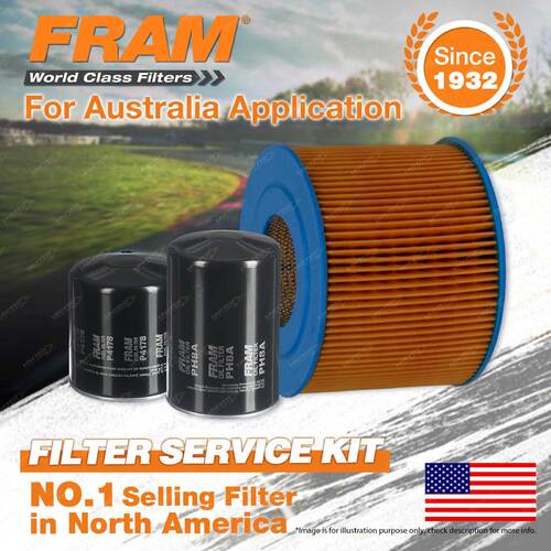 Fram Oil Air Fuel Filter Service Kit for Daihatsu Delta V116 V119 V76 V78 79 118