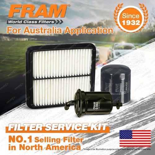 Fram Oil Air Fuel Filter Service Kit for Suzuki Grand Vitara SQ420 LWB 1998-2005