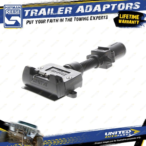 Hayman Reese 7 Pin Round Car to 7 Pin Flat Trailer - Electrical & Wiring