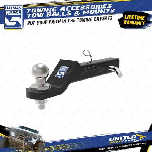 Hayman Reese Towing Accessory Towball Mount Kit 50mm Drop 19mm Rise 300mm Length