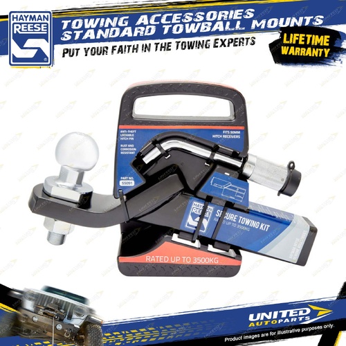 Hayman Reese Towing Accessories Tow Ball Mount - Security Kit - 3500kg Rating