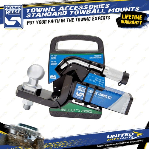 Hayman Reese Towing Accessories Tow Ball Mount - Security Kit - 2500kg Rating