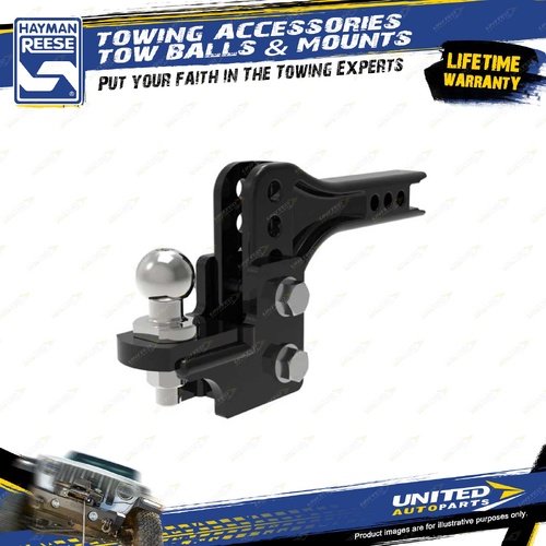 Hayman Reese Towing Accessories Adjustable Tow Ball Mount Kit - 3500kg Rating