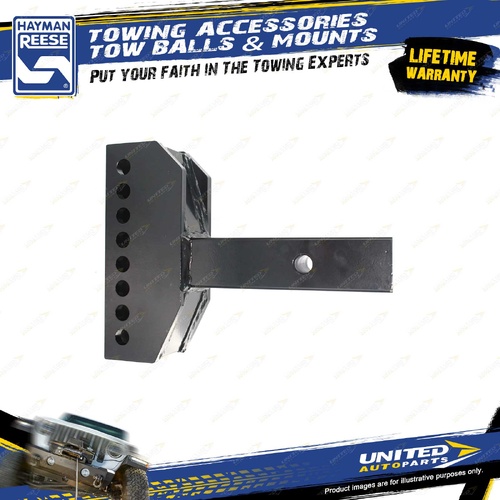 Hayman Reese Towing Accessories Adjustable Ball Mount Shank - Centre Mount