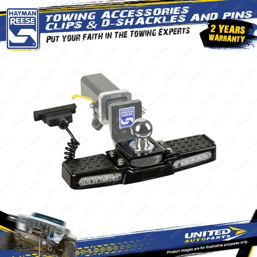 Hayman Reese Towbar Hitch Accessory Towbar Hitch Step Incl. LED - Powder Coated