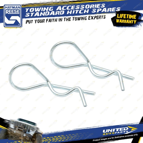 Hayman Reese Towing Accessories Spring Cotter Pin Silver - Pack of 2