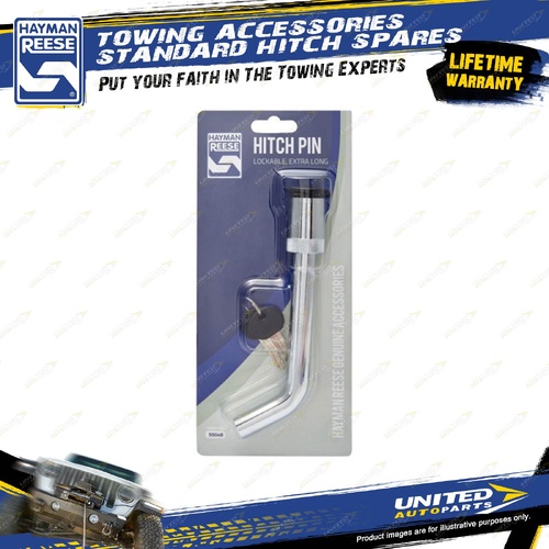 Hayman Reese Towing Accessories Hitch Pin - Lockable - Extra Long - Straight