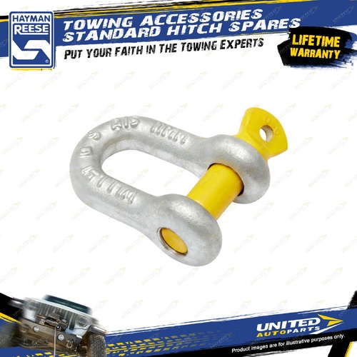 Hayman Reese Towing Accessories D Shackle 11mm - Rated 1500kg - Galvanized