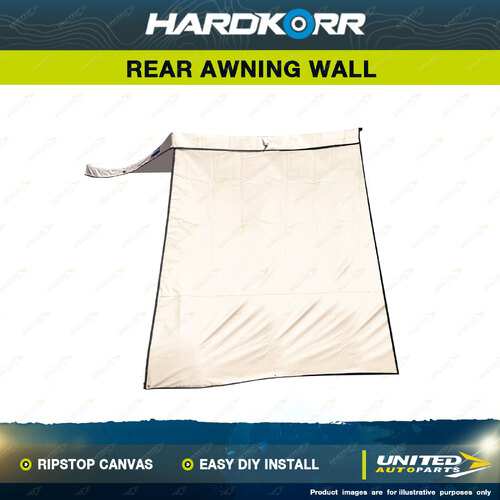 Hardkorr Rear Awning Wall Suit the Hardkorr 270 Degree Awning - Ripstop Canvas