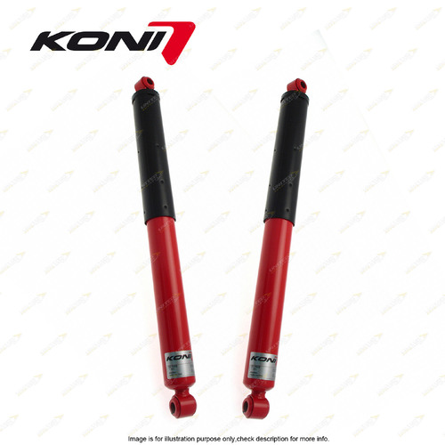 2x Rear KONI Heavy Track Gas Shock Absorbers for Mitsubishi Triton MK 4WD 96-06