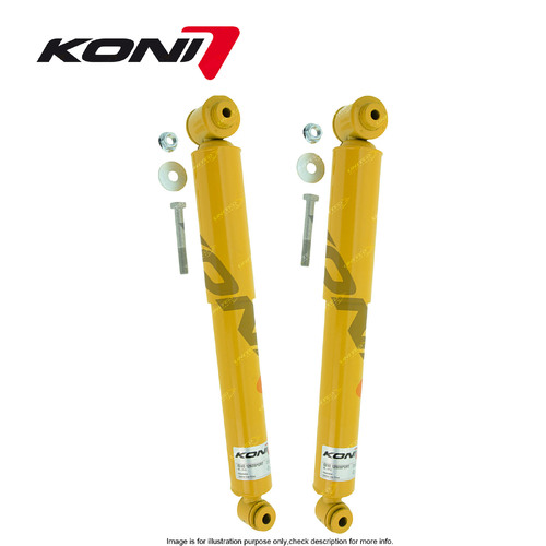 2 x Rear KONI Sport Adjustable Shock Absorbers for Renault Megane II 2.0 RS/F1