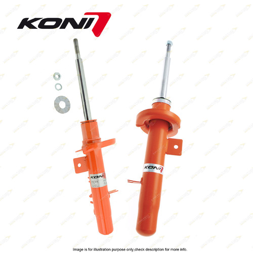 2 x Front KONI STR.T Gas-charged Shock Absorbers for Peugeot 1007 2004-2009