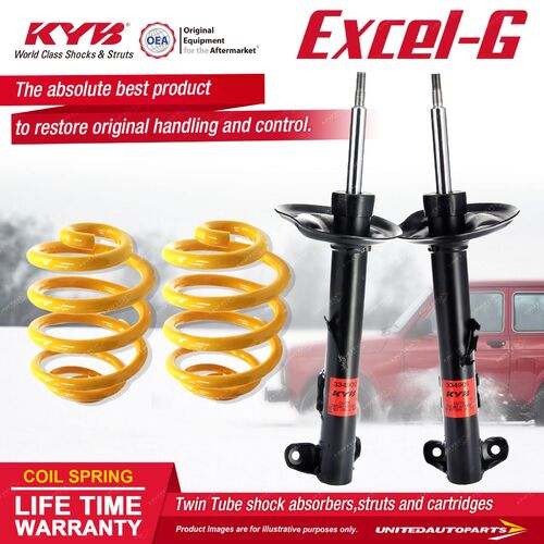 Front KYB EXCEL-G Shock Absorbers Super Low King Springs for BMW 318i E36 94-95