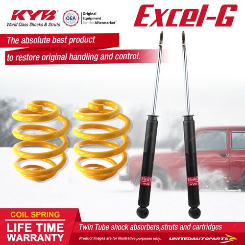Rear KYB EXCEL-G Shock Absorbers Lowered King Springs for BMW 318Ti E36 I4 RWD