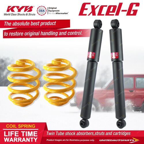 Rear KYB EXCEL-G Shock Absorbers Lowered King Springs for Territory SX SY SZ RWD