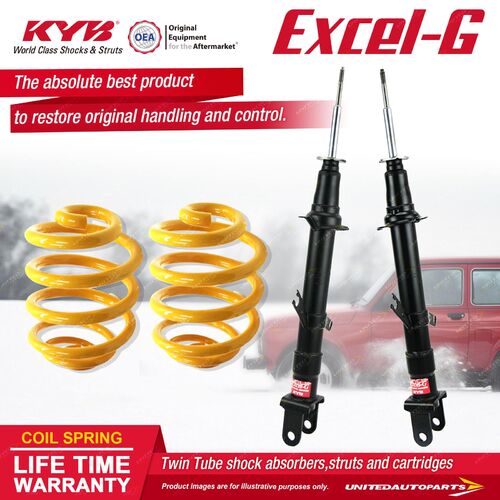 Front KYB EXCEL-G Shock Absorbers Lowered King Spring for FORD Territory SYII SZ
