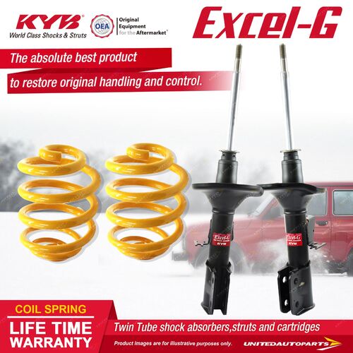 Front KYB EXCEL-G Shock Absorbers Lowered King Springs for HOLDEN Monaro V2 CV6