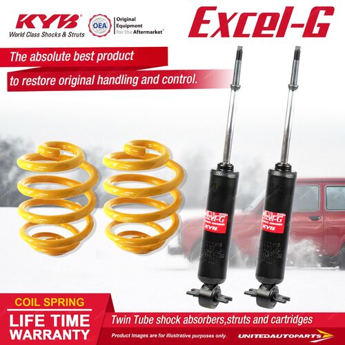 Front KYB EXCEL-G Shock Absorbers Lowered King Springs for HOLDEN Torana LH UC