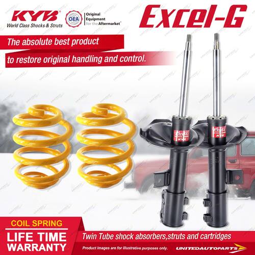 Front KYB EXCEL-G Shock Absorbers Lowered King Springs for HYUNDAI i30 FD 07-10