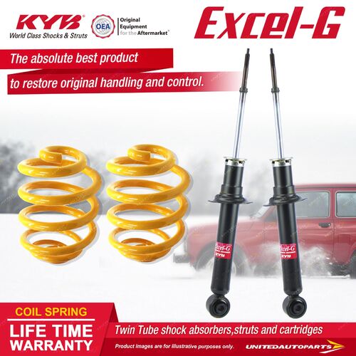 Rear KYB EXCEL-G Shock Absorbers Lowered King Springs for NISSAN Maxima A33 3.0