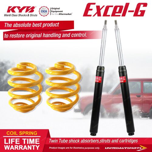 Front KYB EXCEL-G Shock Absorbers Lowered King Springs for NISSAN Skyline R31 I6