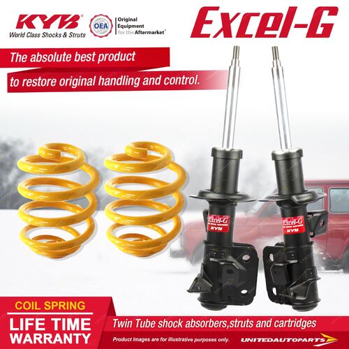 Front KYB EXCEL-G Shock Absorbers Lowered King Springs for SUBARU BRZ ZC6 2.0