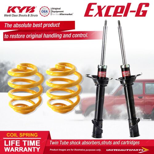 Rear KYB EXCEL-G Shock Absorbers Lowered King Springs for SUBARU Forester SG9