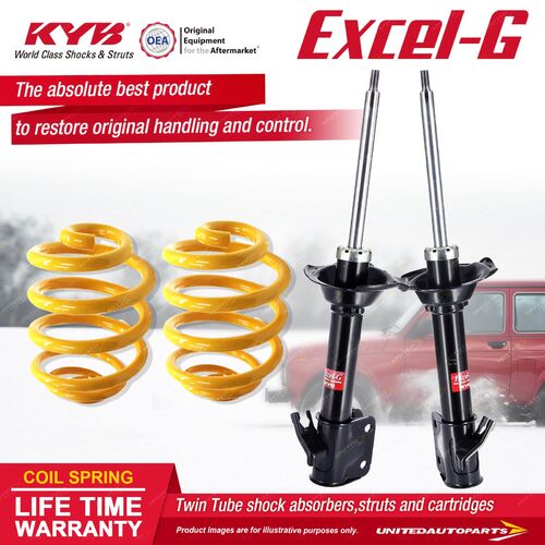 Rear KYB EXCEL-G Shock Absorbers Lowered King Spring for Impreza GD9 GDA GDB GDE