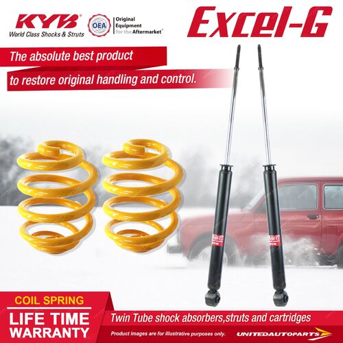 Rear KYB EXCEL-G Shocks Lowered King Springs for TOYOTA Echo NCP10 NCP12 NCP13