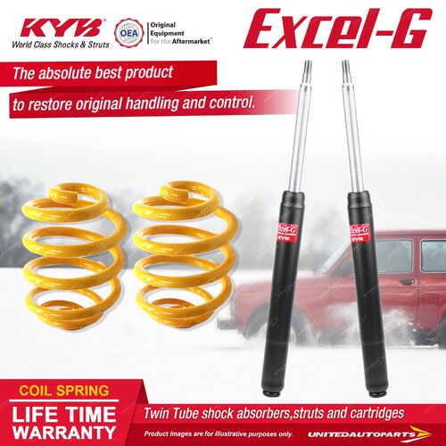 Rear KYB EXCEL-G Shock Absorbers Lowered King Springs for TOYOTA MR2 SW20 2.0