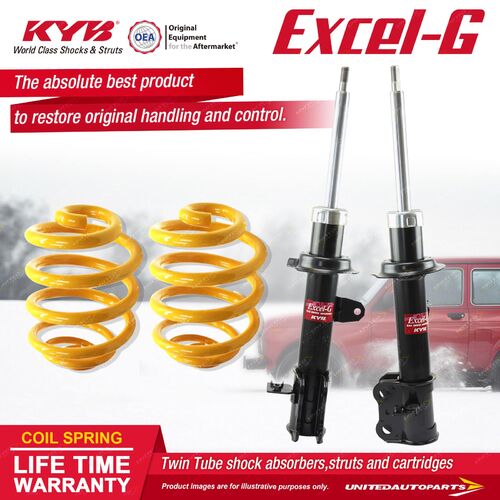 Rear KYB EXCEL-G Shock Absorbers Lowered King Springs for TOYOTA MR2 ZZW30 1.8