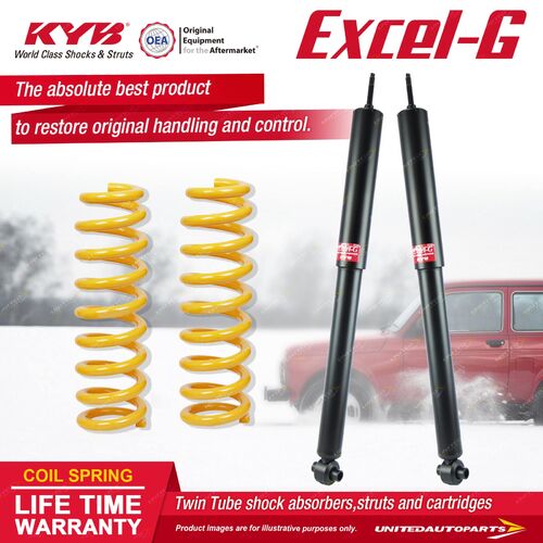 Rear KYB EXCEL-G Shock Absorbers STD King Springs for HOLDEN Commodore VP VR VS