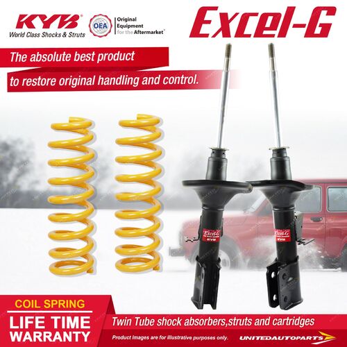 Fr KYB EXCEL-G Shock Absorbers STD King Springs for HOLDEN Commodore VY 5.7 V8