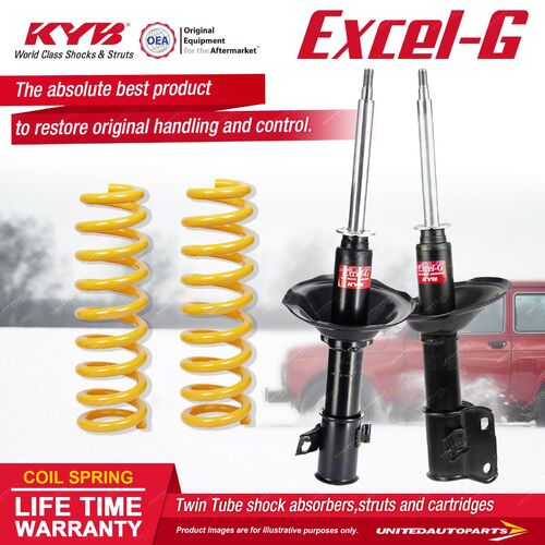 Fr KYB EXCEL-G Shock Absorbers STD King Springs for SUBARU Impreza GC3 5 6 7 8