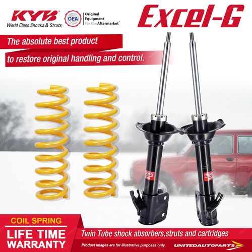 Rear KYB EXCEL-G Shock Absorbers King Springs for Impreza GD9 GDA GDB GDE GDG